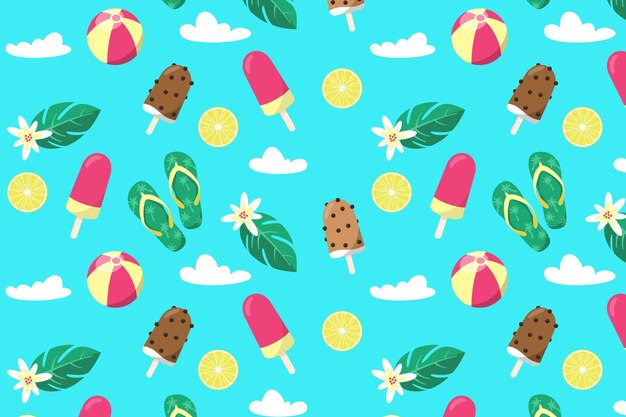 Summer pattern collection concept