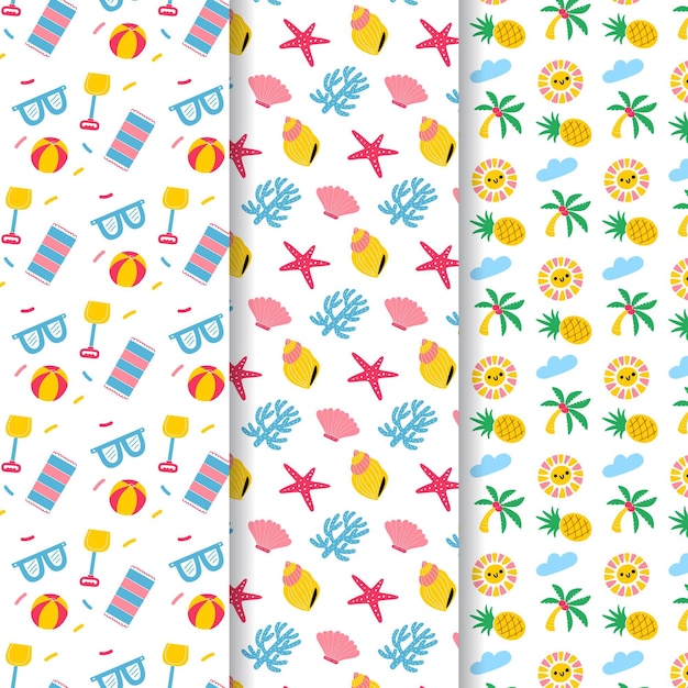 Free Vector summer pattern