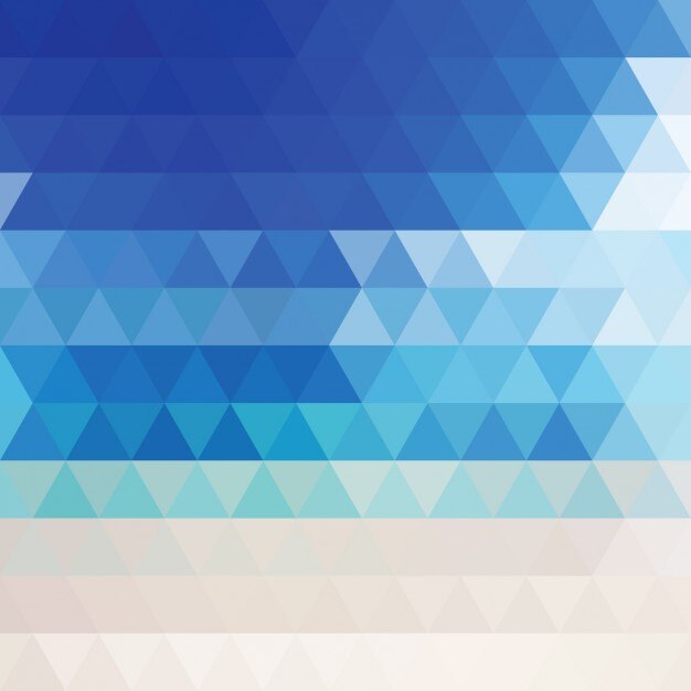 Free Vector summer polygonal background