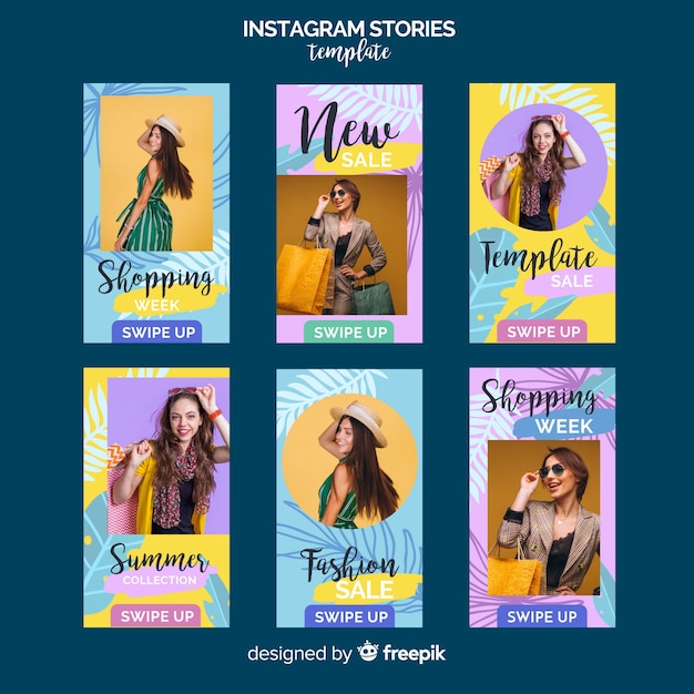 Summer sale instagram stories template