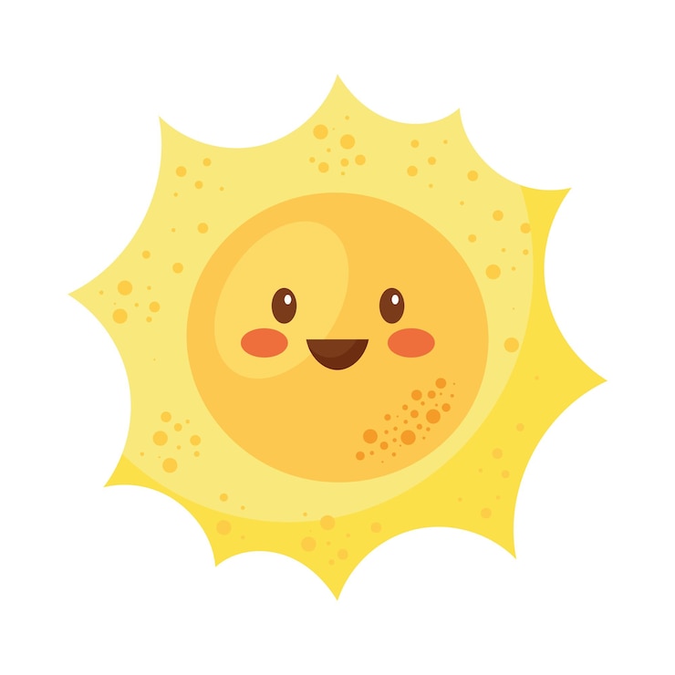 免費 Vector 夏天的季節 太陽的性格