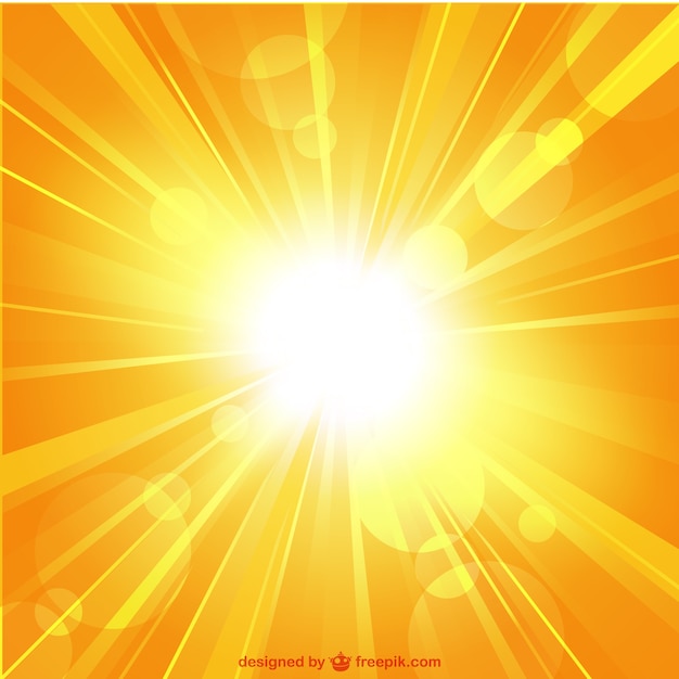 летом солнечные лучи вектор шаблон