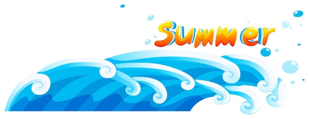 Free vector a summer template