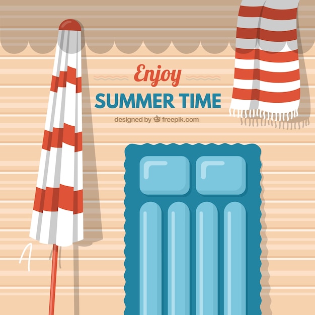 Free vector summer time background design