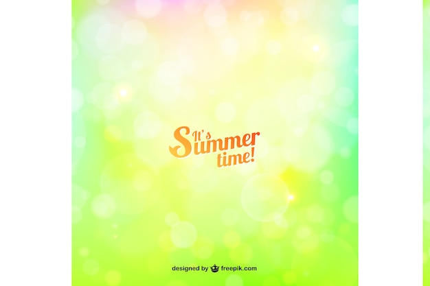 Free vector summer time background