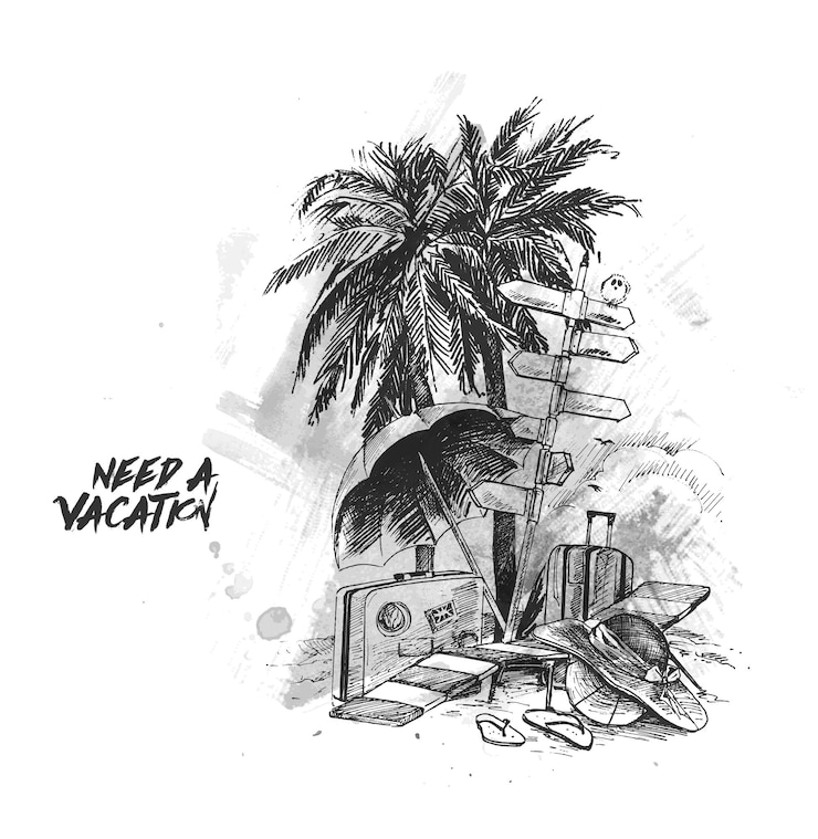 Бесплатный Вектор концепция плаката summer time holiday travel grunge vector illustration