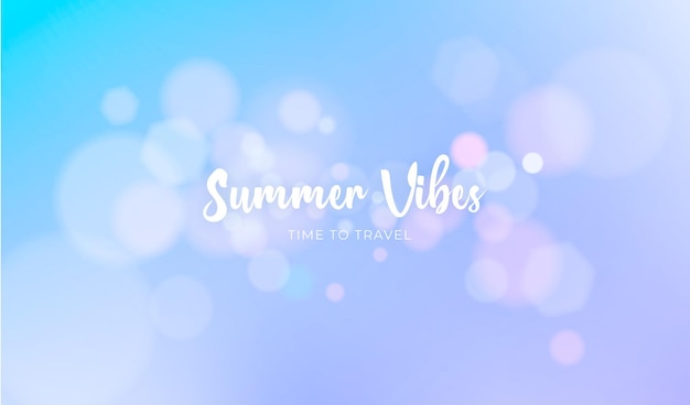 Free Vector summer unfocussed background with bokeh lights