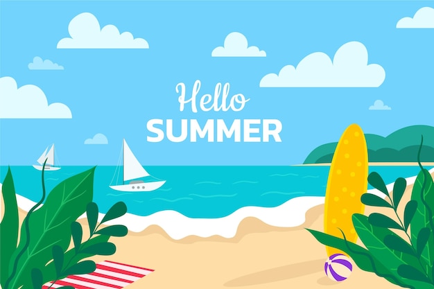 Summer vacation background