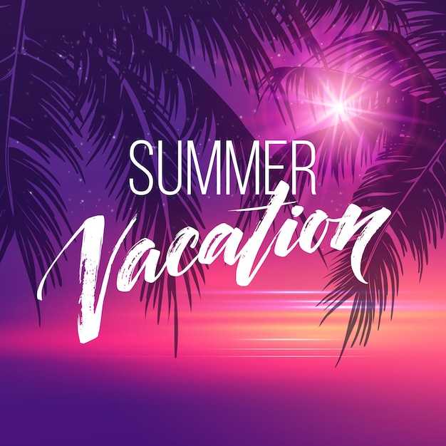 Summer vacation handwriting