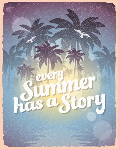 Free vector summer vibes background