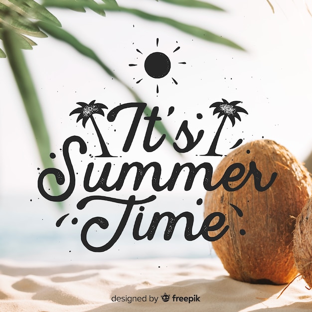 Free vector summertime background