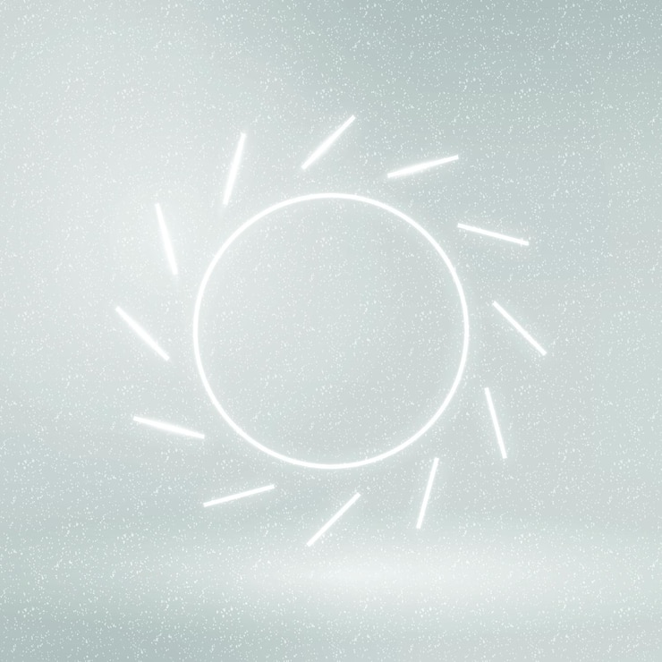 Free Vector sun icon vector renewable energy symbol