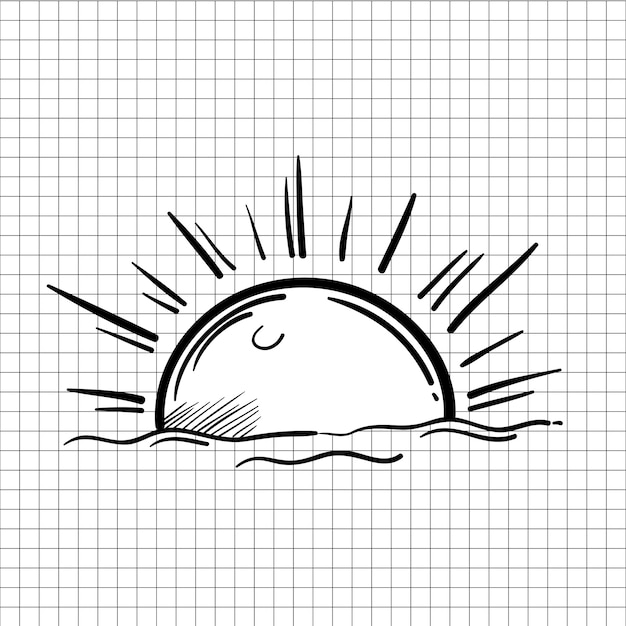 Free vector sun