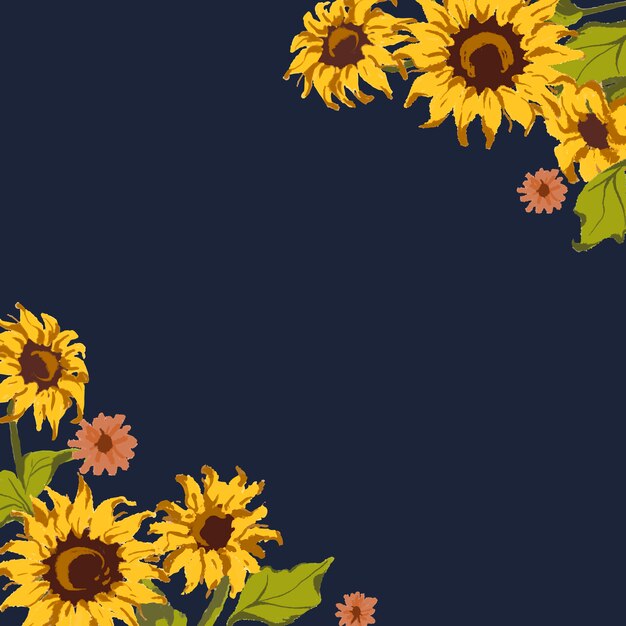 Sunflower pattern