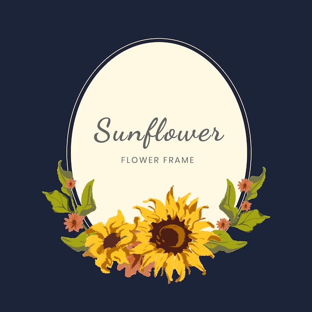 Sunflower wreath