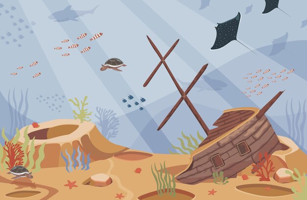 Img Freepik Com Free Vector Sunken Ship Vector