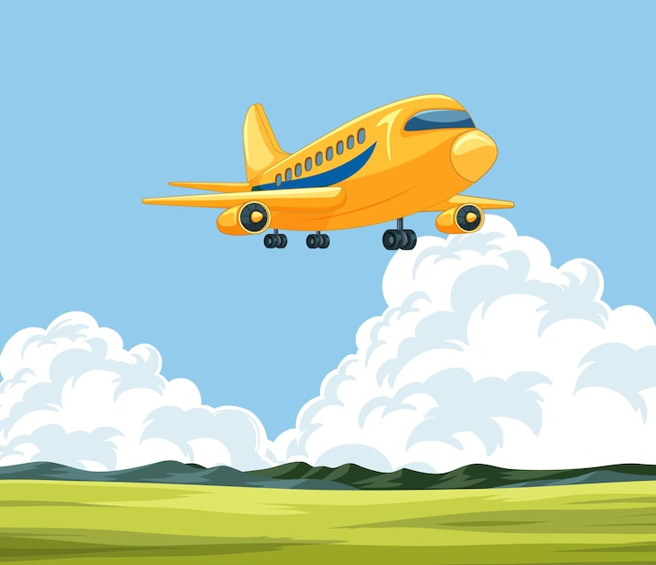 मुफ़्त वेक्टर sunny skies and joyful flight