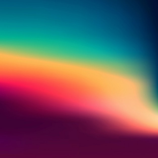 Free vector sunset colors blurred background