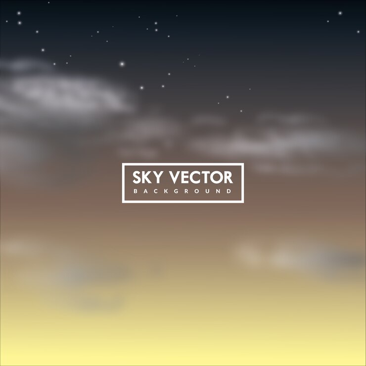 Free Vector sunset sky background