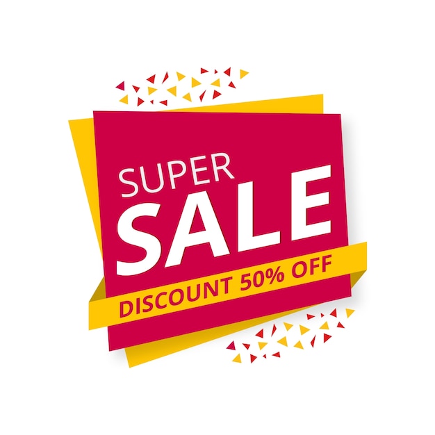 Free vector super offers background