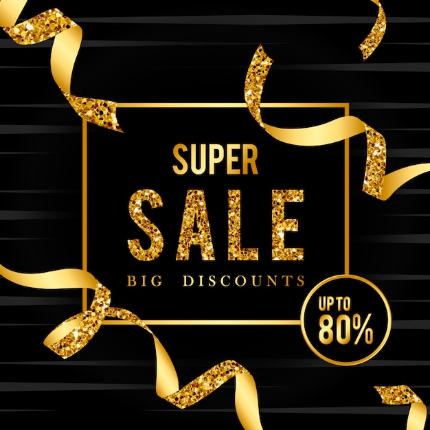 Super sale 80% off sign vector