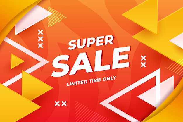 Super sale background limited time