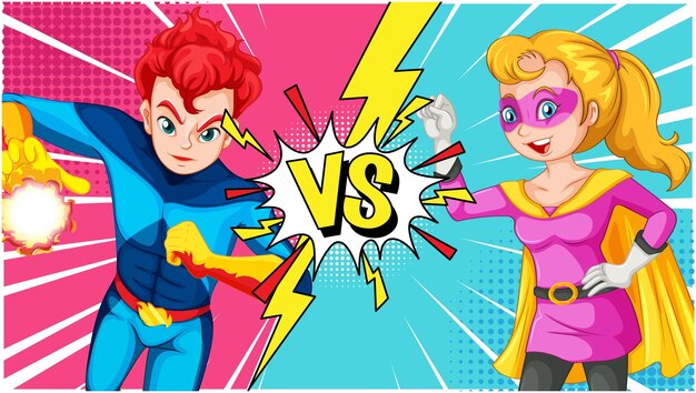 superhero showdown epic battle