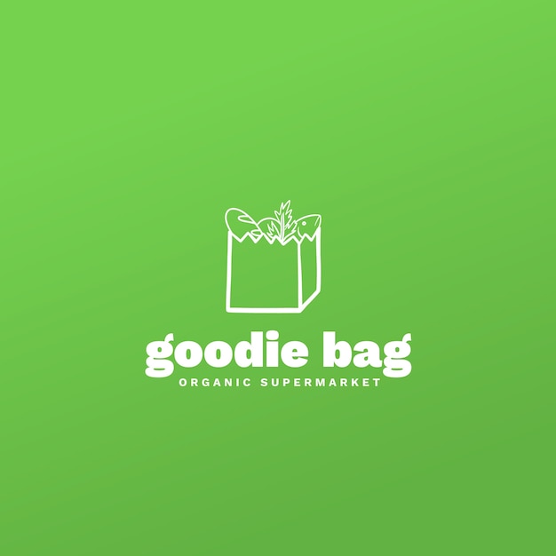 Supermarket logo concept