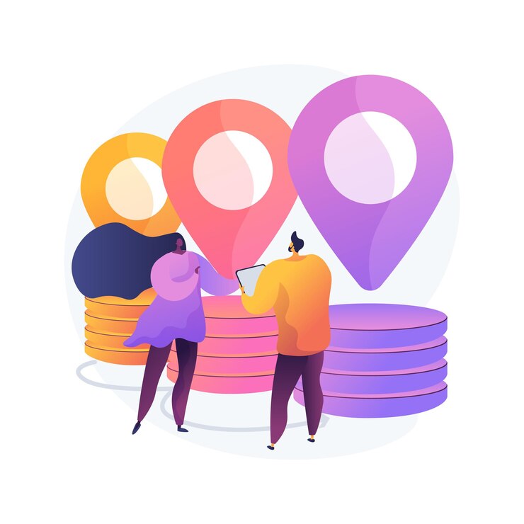 Free Vector supply chain management abstract concept illustration