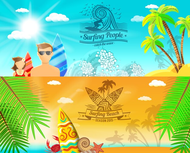 Surf Banner Horizontal