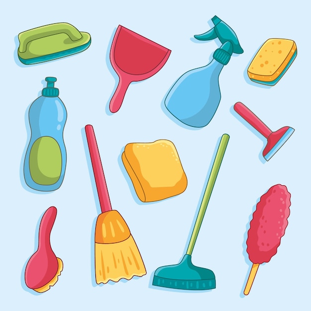 4+ Thousand Cleaning Supplies Cartoon Royalty-Free Images, Stock Photos &  Pictures