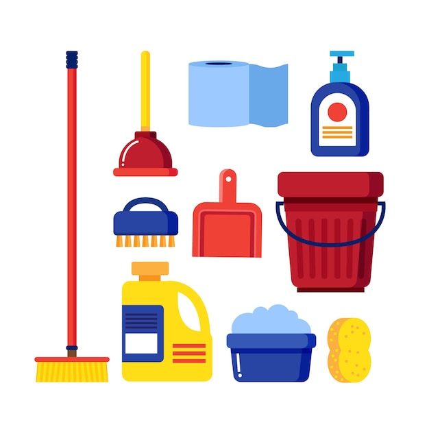 Set di attrezzature per la pulizia delle superfici