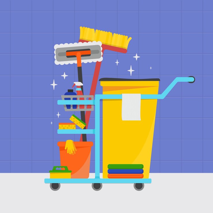 Free Vector surface cleaning equipment