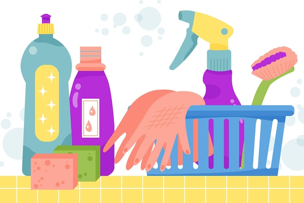 Free vector surface cleaning products