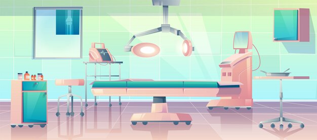 Surgery room illustration