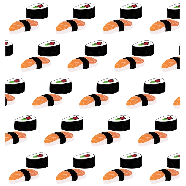 Sushi pattern design