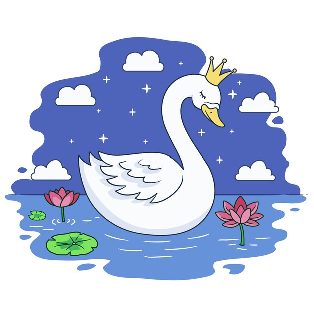 白鳥 画像 無料のベクター ストックフォト Psd