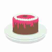 Free vector sweet cake clip-art image