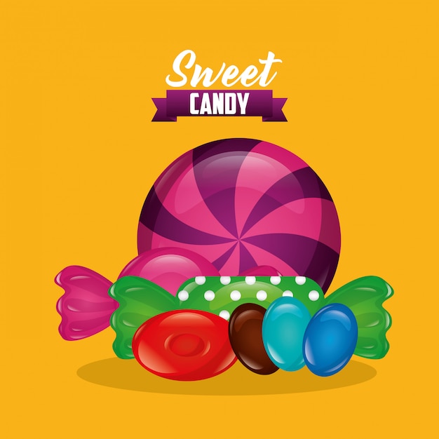 Sweet candy background