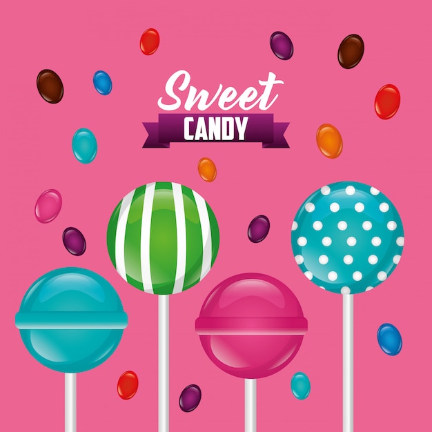 Sweet candy background