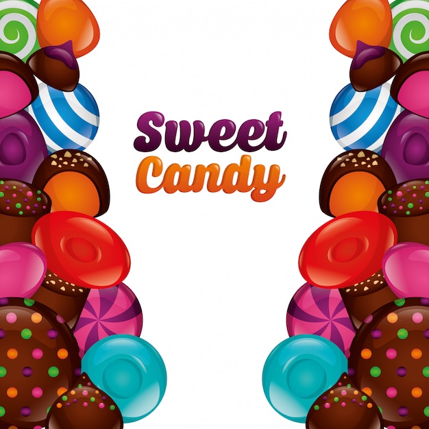 Sweet candy background