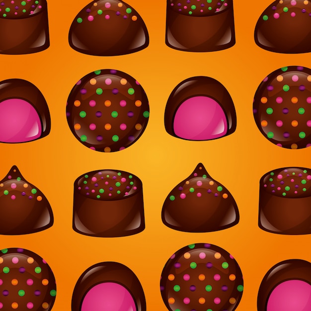 Sweet candy background