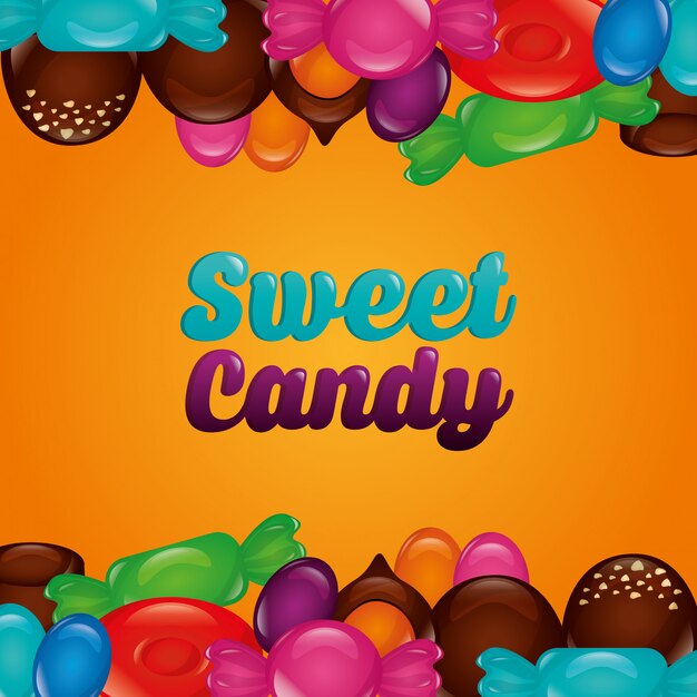 Sweet candy background