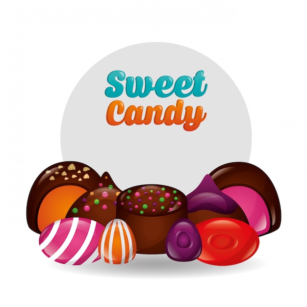 Sweet candy background