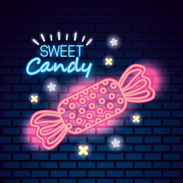 Sweet candy neon