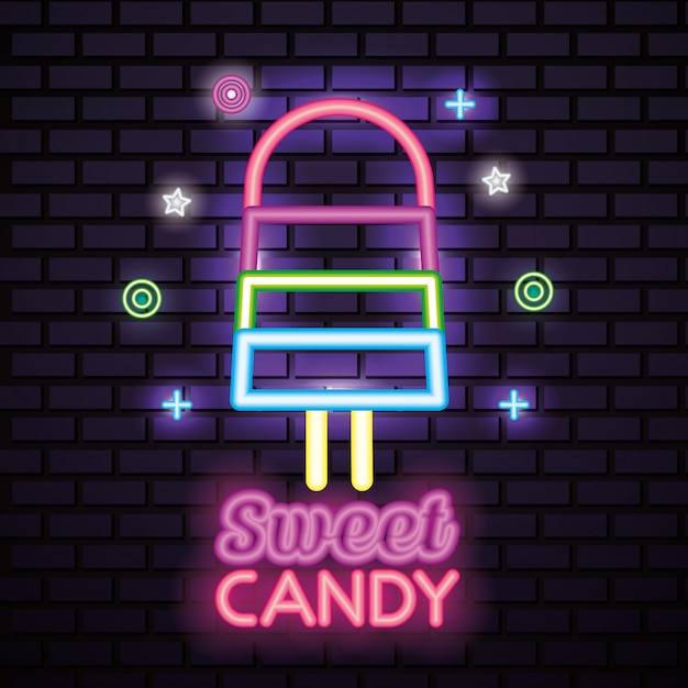 Sweet candy neon