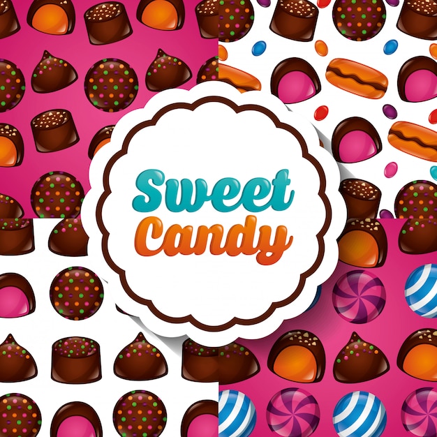 Sweet candy pattern