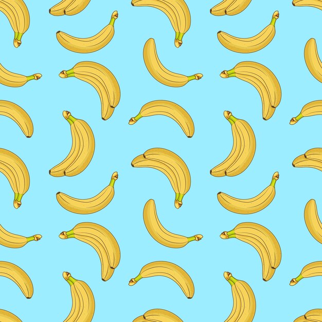 バナナの木のイラスト プレミアムベクター