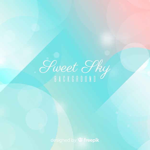 Free Vector sweet sky background