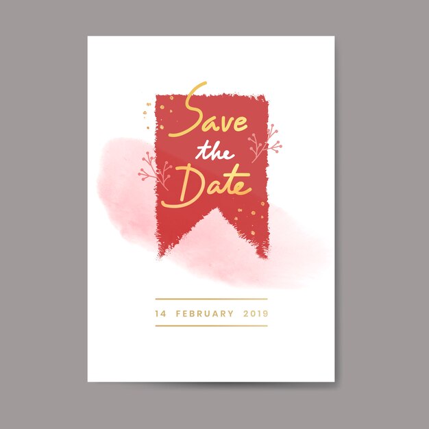 Sweet valentine card and typography design